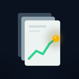 The Pro Report icon — a stack of report pages with a rising line across them